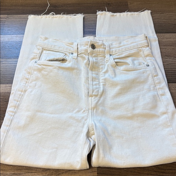 Frank & Eileen Cream Ankle Jeans - Picture 2 of 8